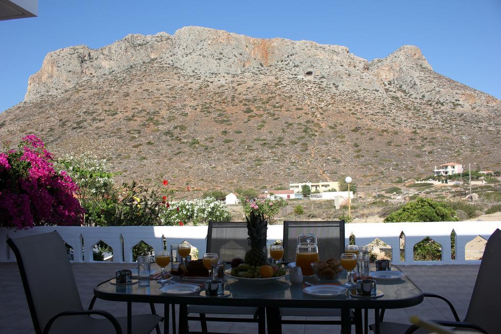 Theros Beach House Villa Stavrós Buitenkant foto