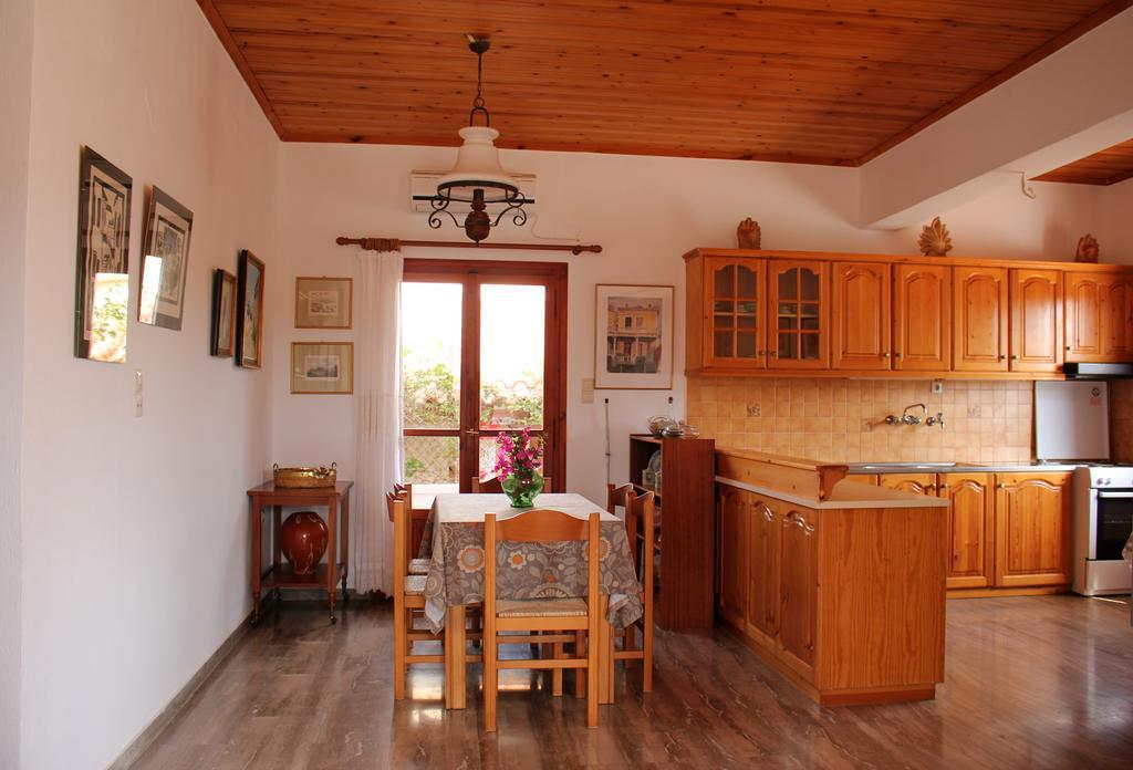 Theros Beach House Villa Stavrós Buitenkant foto