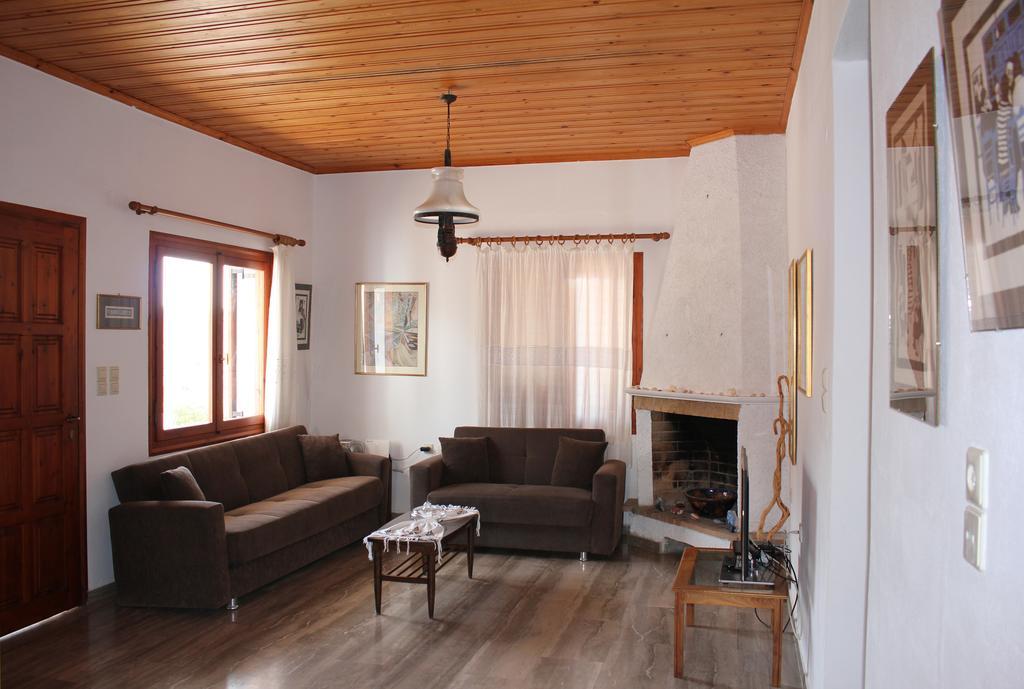 Theros Beach House Villa Stavrós Buitenkant foto